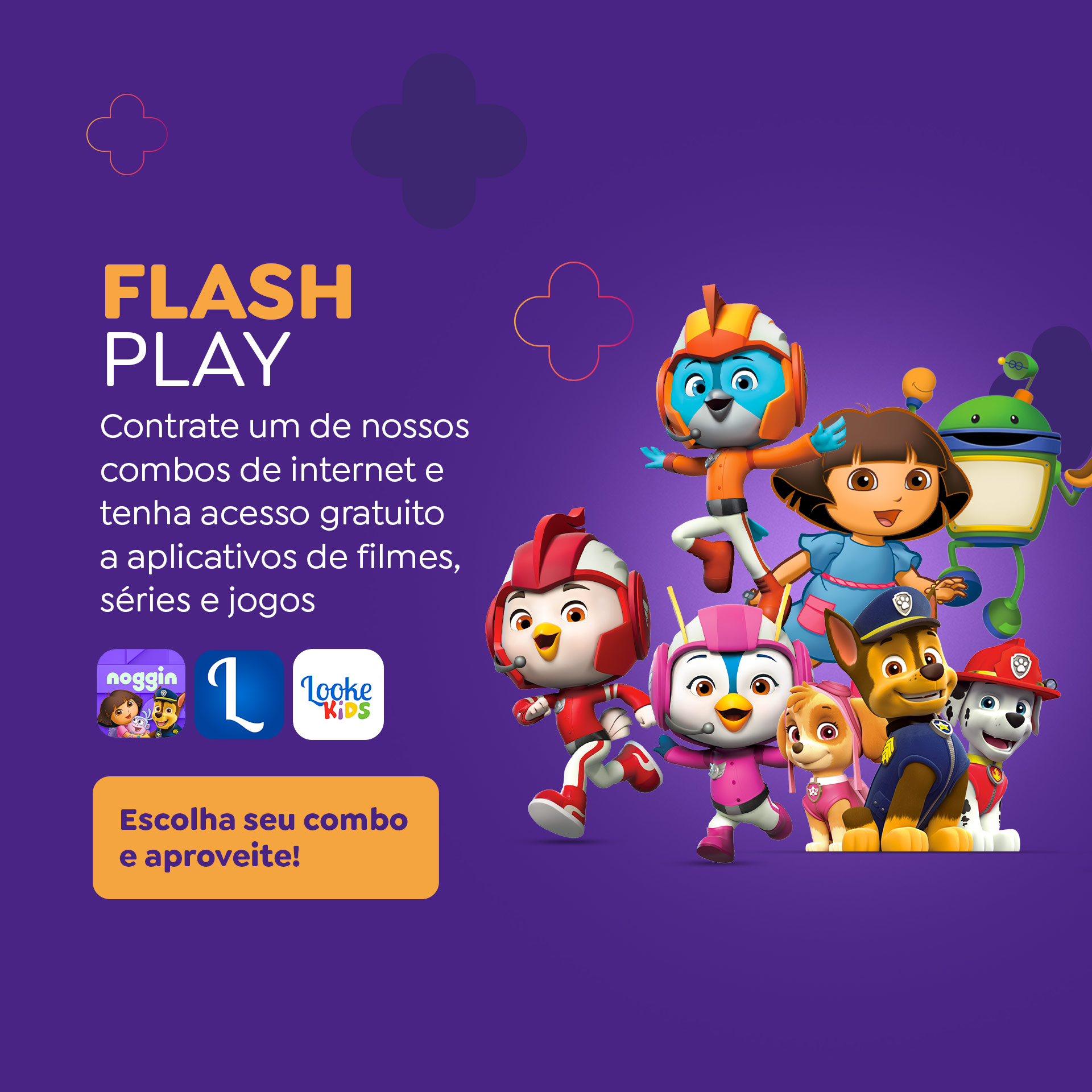 Comercial Giga Flash e Clube Certo 